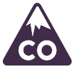 triangle logo with CO